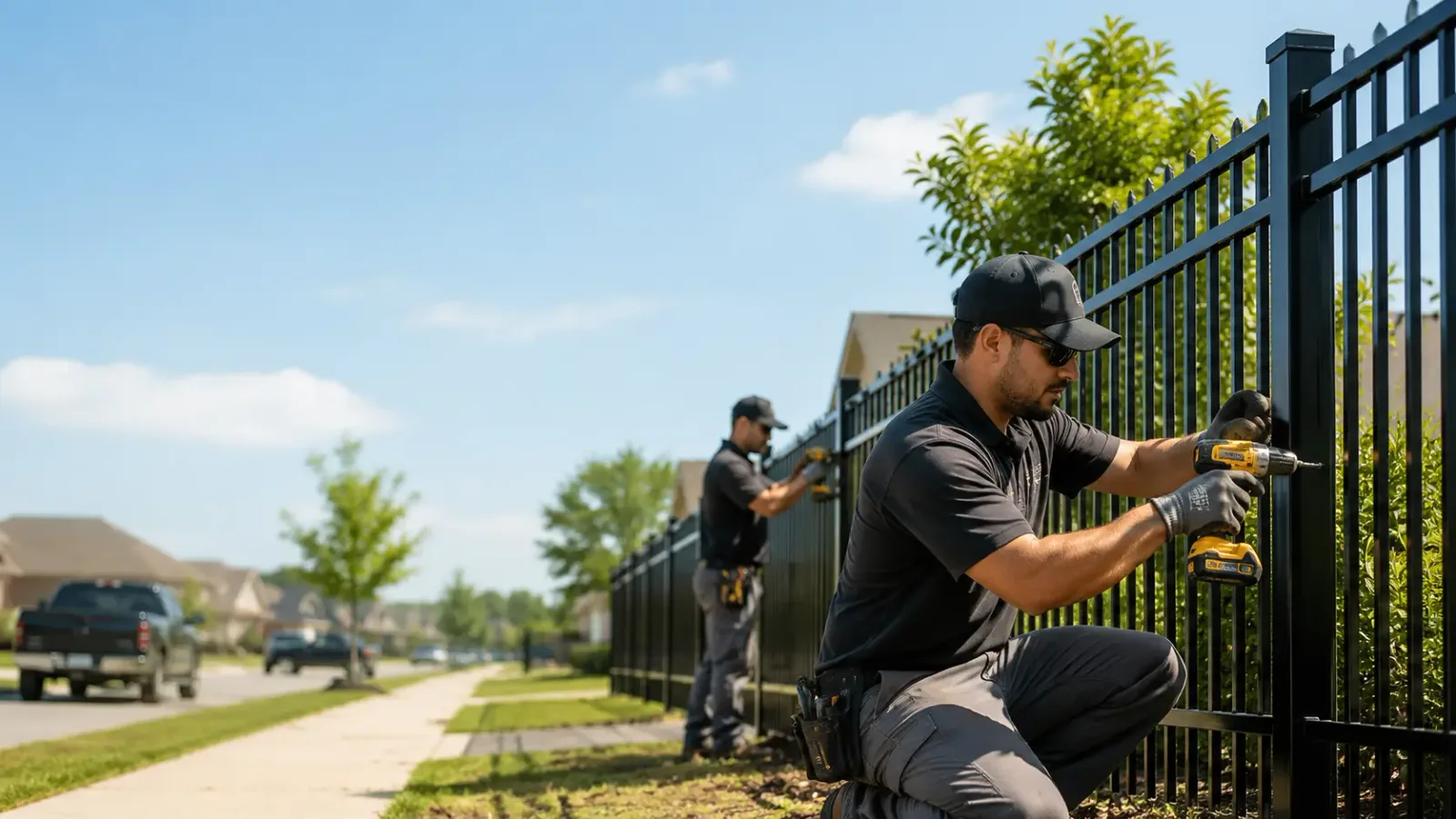 Metal Fence Installation in Lockhart, TX